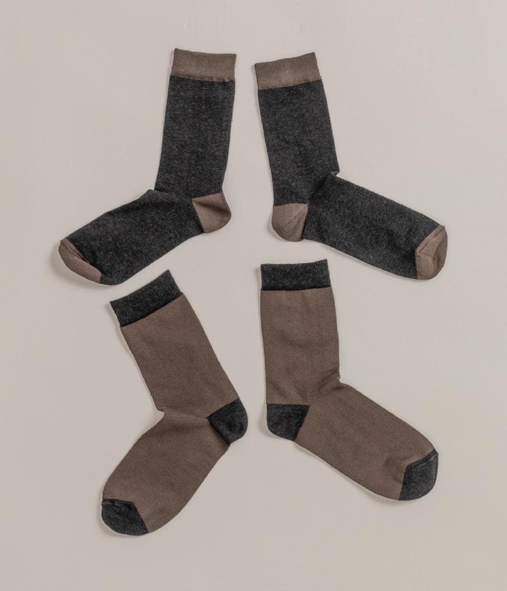 Album Di Famiglia Art. 21W9043 SOCKS BICOLOR 2 Pieces