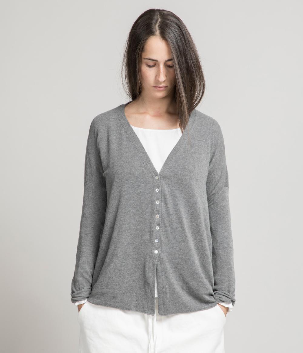 Album Di Famiglia Art. 21WUP#41_151 CARDIGAN SOFT INTERLOCK