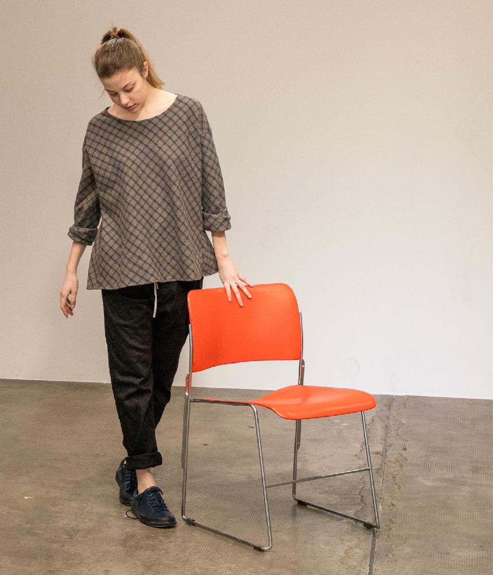 Album Di Famiglia Art. 22W#12_92 T-SHIRT TARTAN WOOL