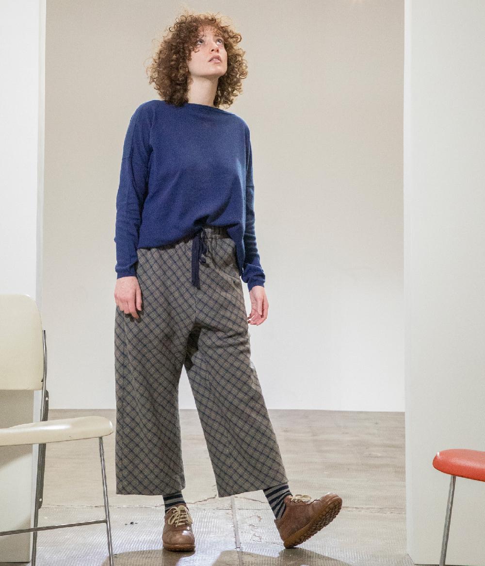 Album Di Famiglia Art. 22W#23_241 W&S TROUSERS TARTAN WOOL