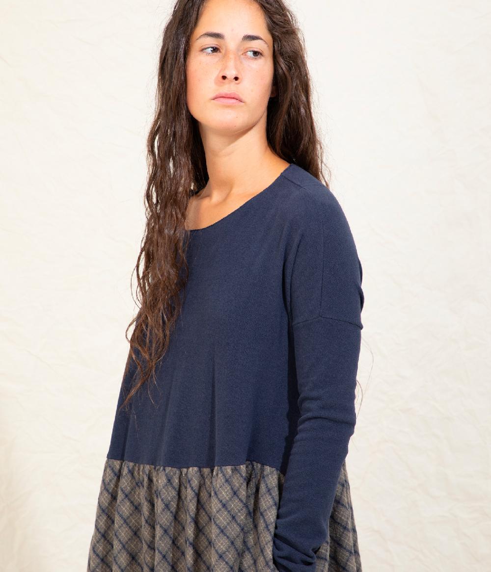 Album Di Famiglia Art. 22W#31_166 DRESS TARTAN WOOL + JP