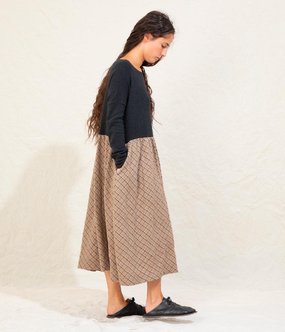 Album Di Famiglia art. 22W#31_166 DRESS TARTAN WOOL + JP