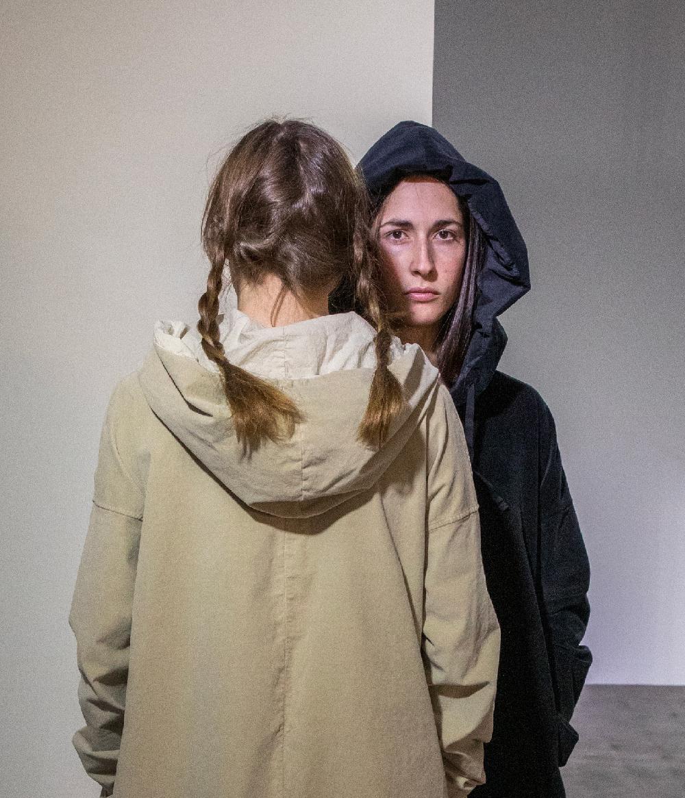 Album Di Famiglia Art. 22W31_171 VELVET HOODED DRESS