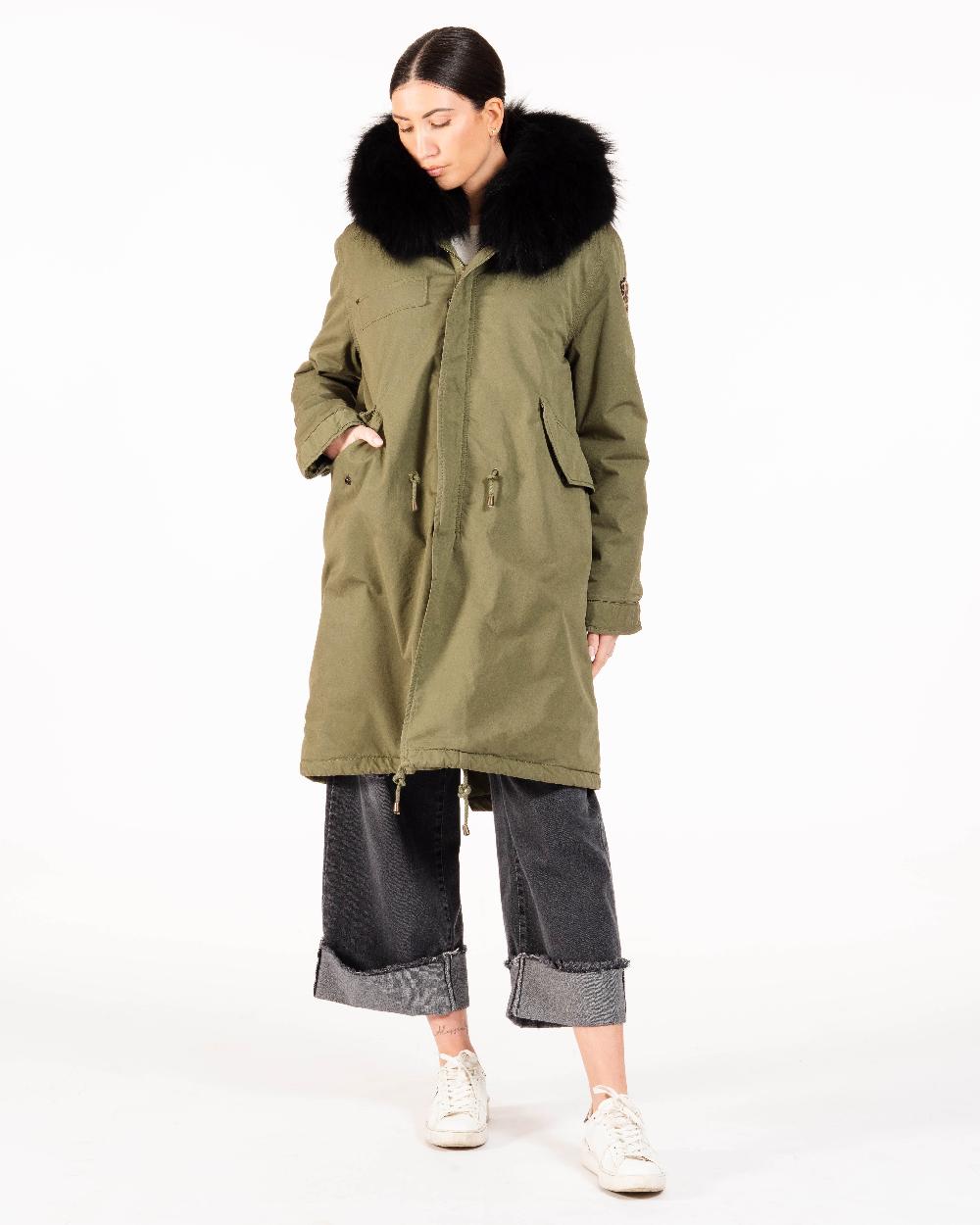 Alessandra Chamonix AMANDINE MILITARY BLACK / PARKA