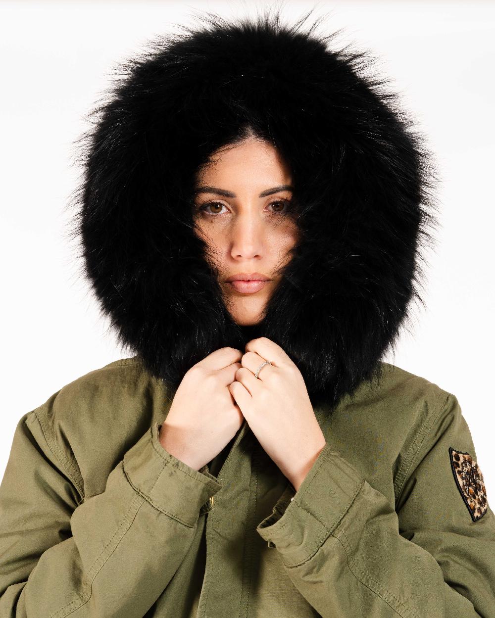 Alessandra Chamonix AMANDINE MILITARY BLACK / PARKA