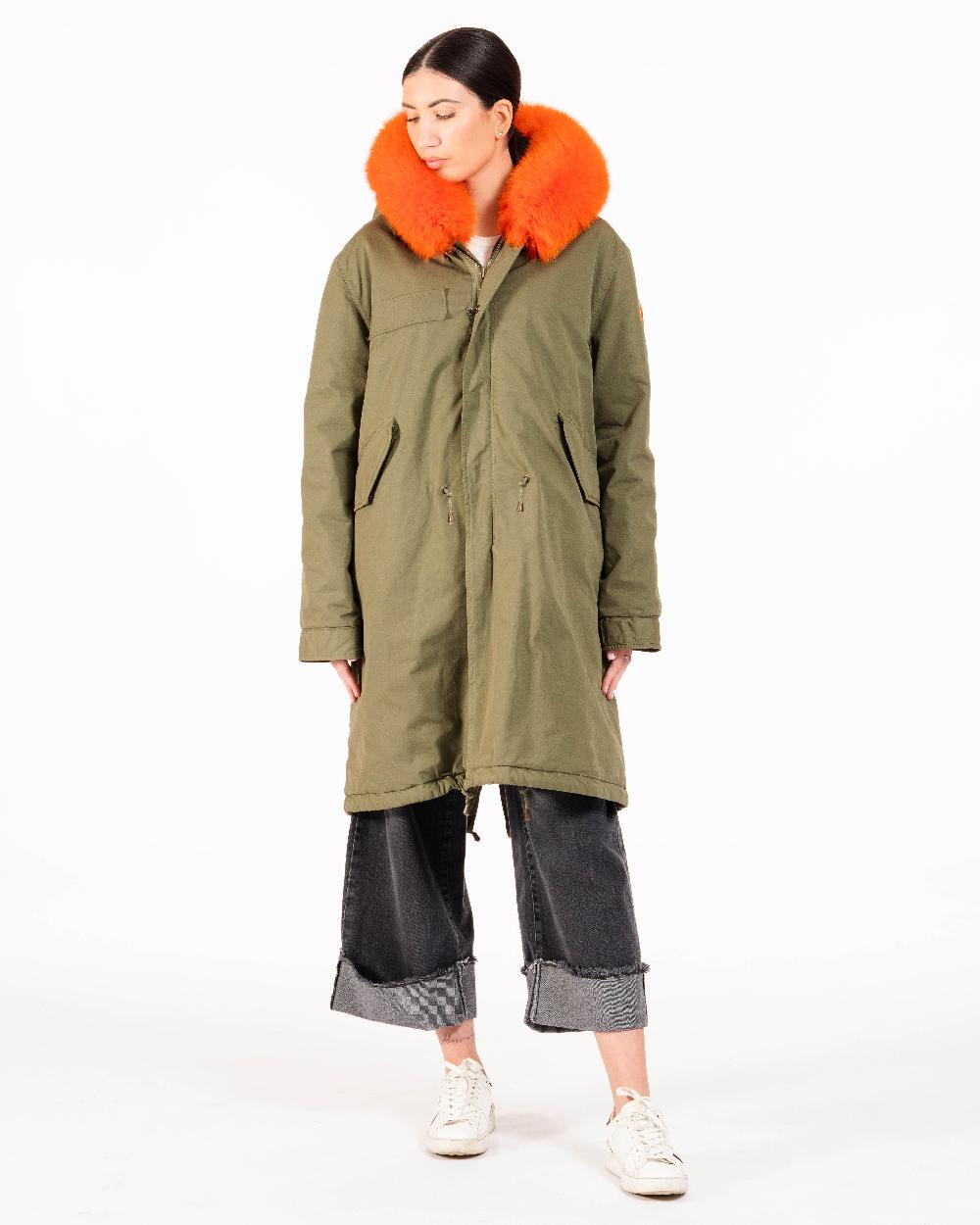Alessandra chamonix AMANDINE MILITARY ORANGE / PARKA