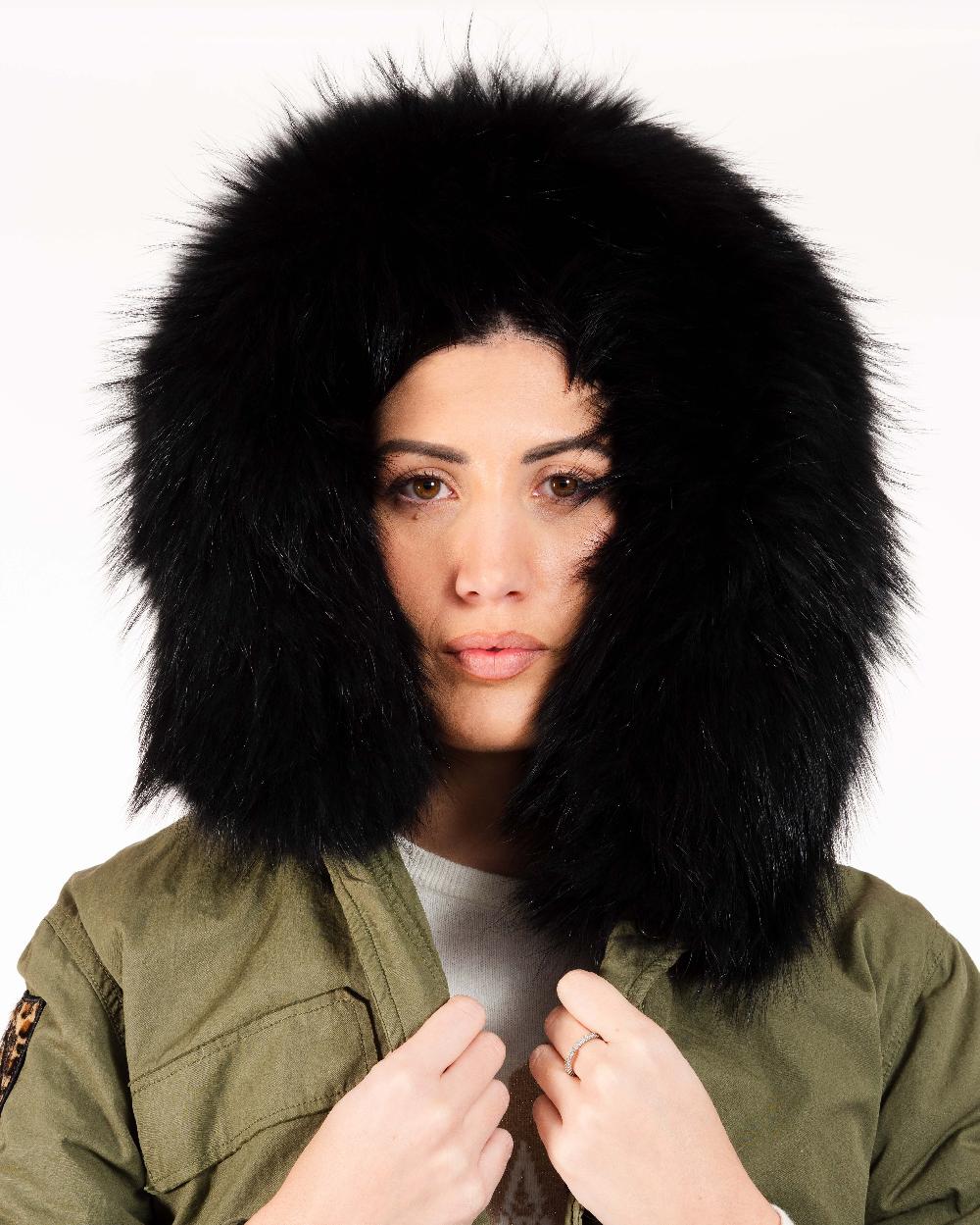Alessandra Chamonix CAMILLE MILITARY BLACK / PARKA
