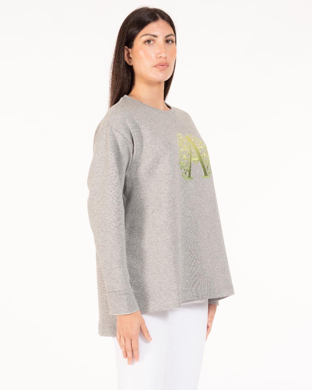 Alessandra Chamonix FLORA GRIGIO - VERDE/ FELPA