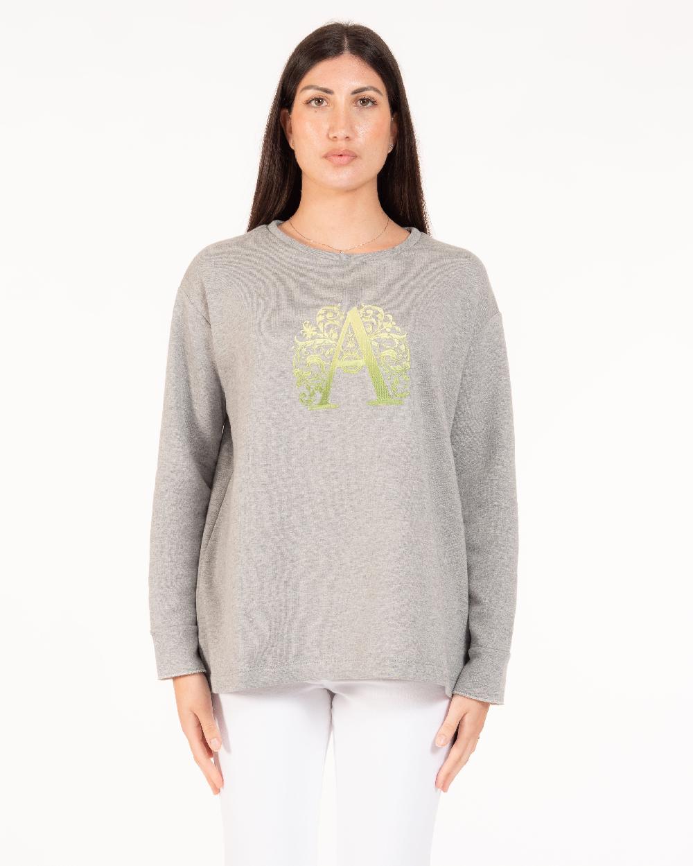 Alessandra Chamonix FLORA GRIGIO - VERDE/ FELPA