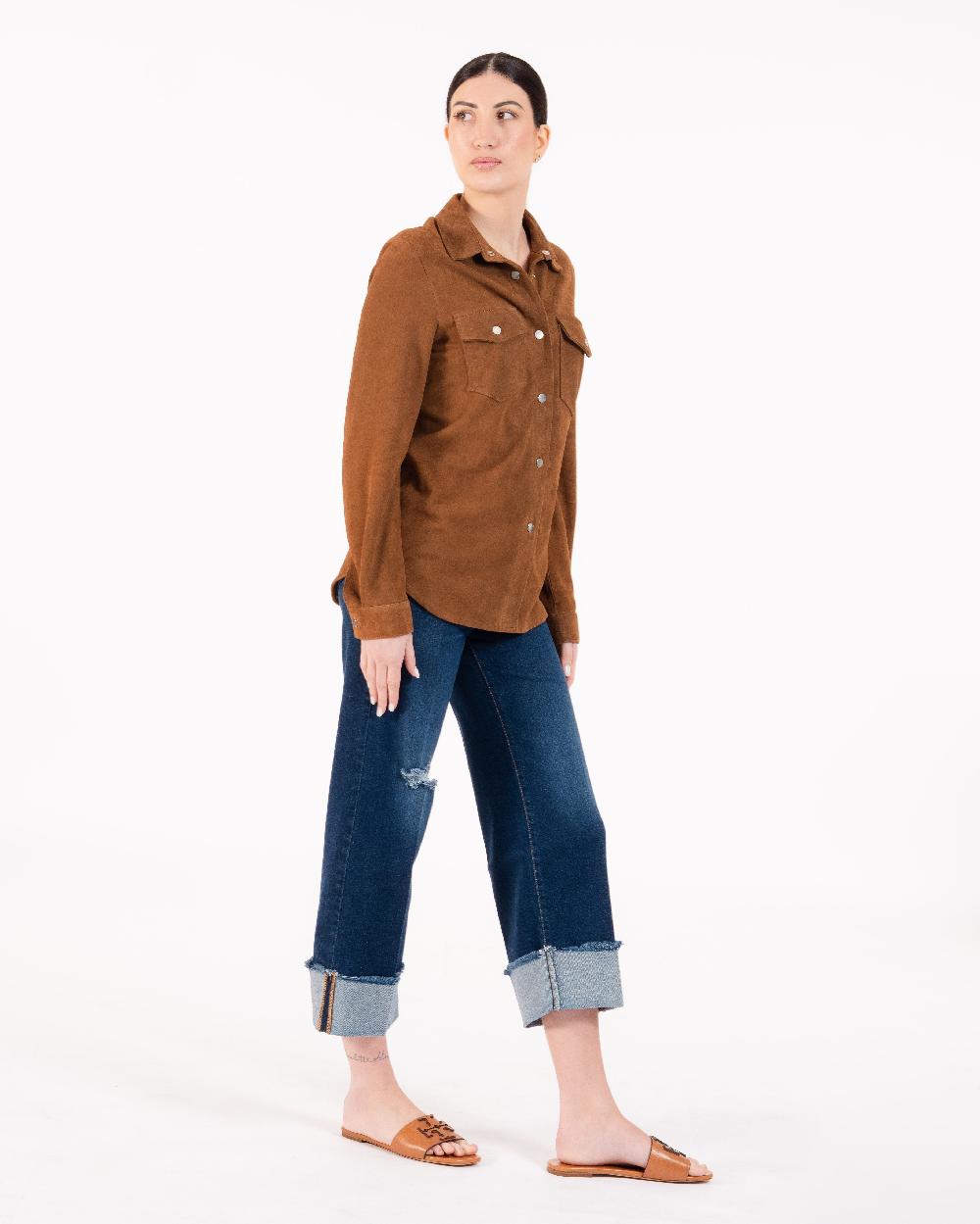 Alessandra Chamonix GLORIA Camoscio COGNAC