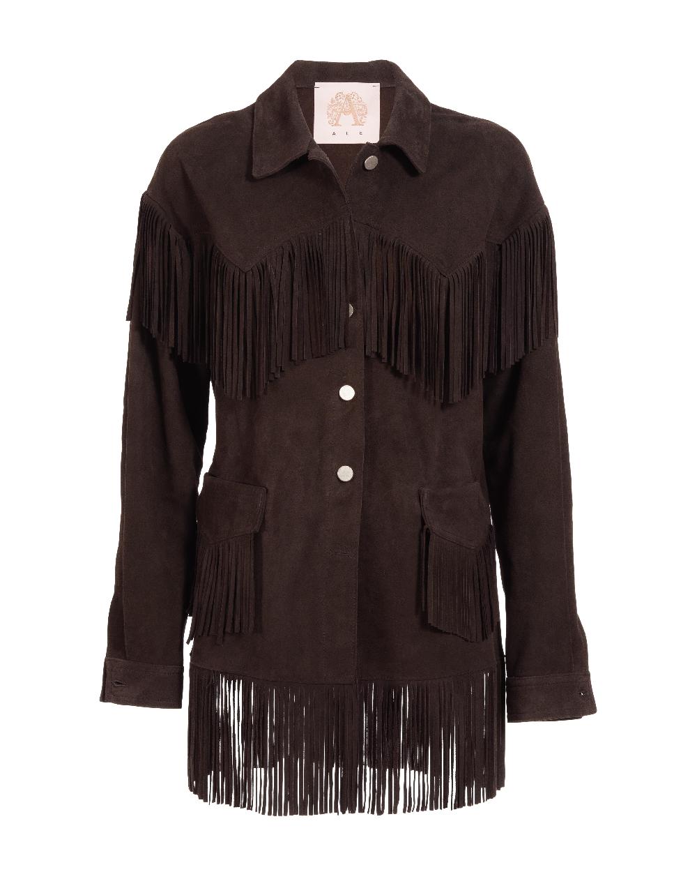 Alessandra Chamonix PAIGE MORO / GIACCA CON FRANGE