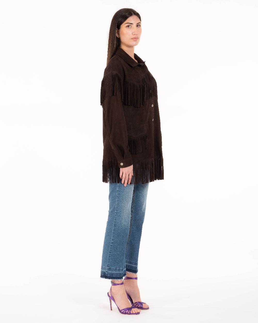 Alessandra Chamonix PAIGE MORO / GIACCA CON FRANGE