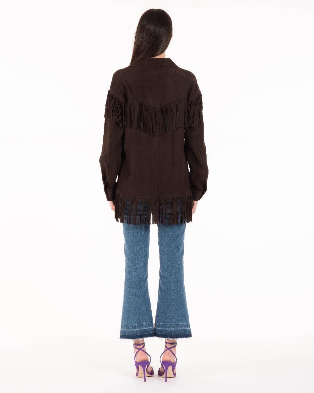 Alessandra Chamonix PAIGE MORO / GIACCA CON FRANGE