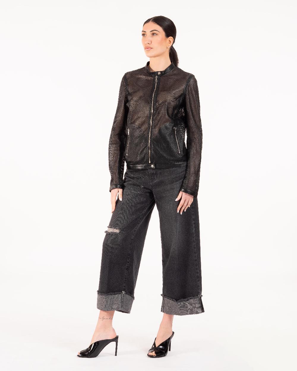 Alessandra chamonix PERLE traforato NERO