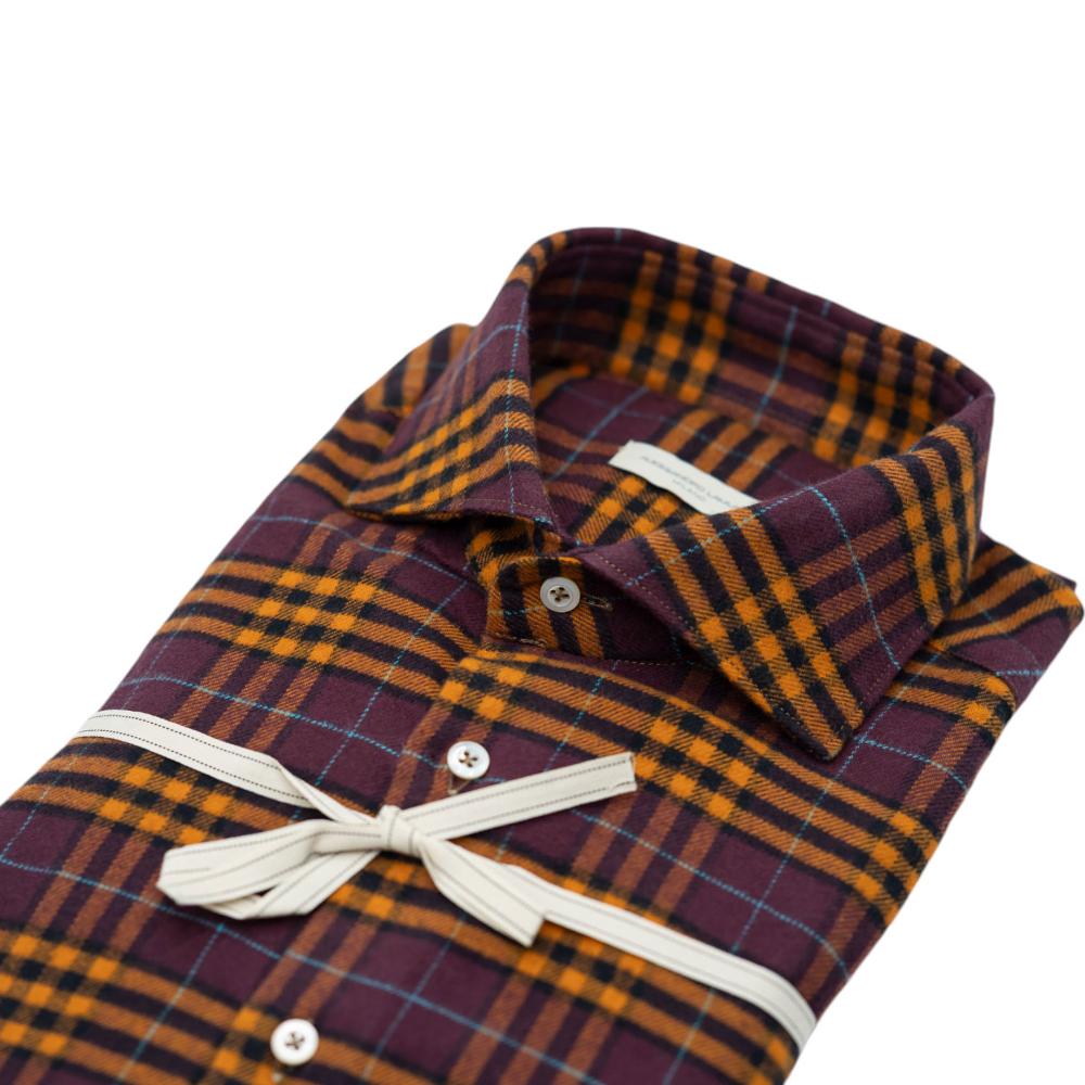 Alessandro Lamura Camicia In Flanella A Quadri