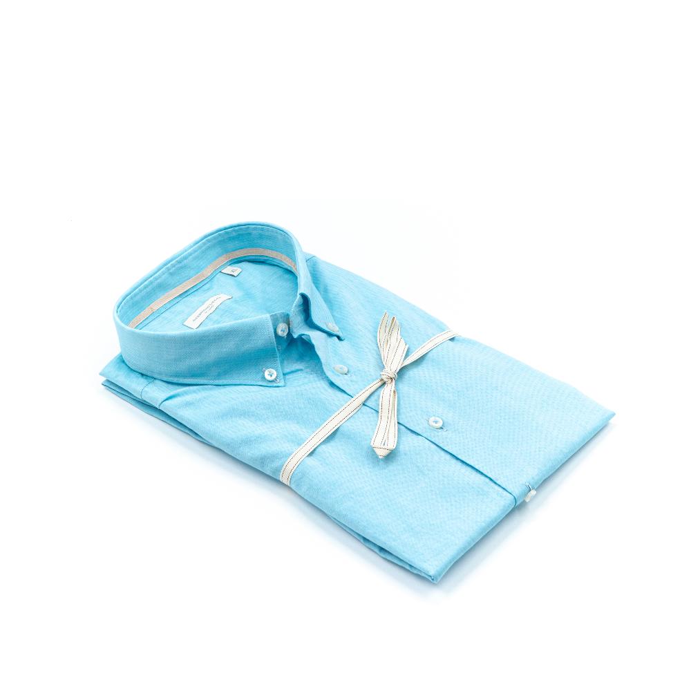 Alessandro Lamura Bag 20 – Camicia Collo Botton Down Celeste – 100%cotone