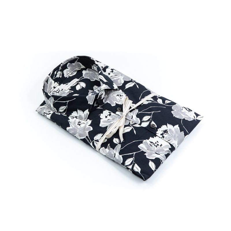 Alessandro Lamura Camicia Di Cotone Stampa Rose – Collo italiano Alessandro Lamura Camicia Di Cotone Stampa Rose – Collo italiano