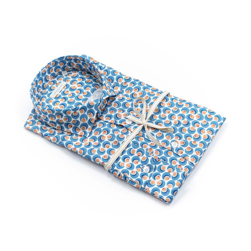 Alessandro Lamura Camicia Fantasia Geometrica Multicolor