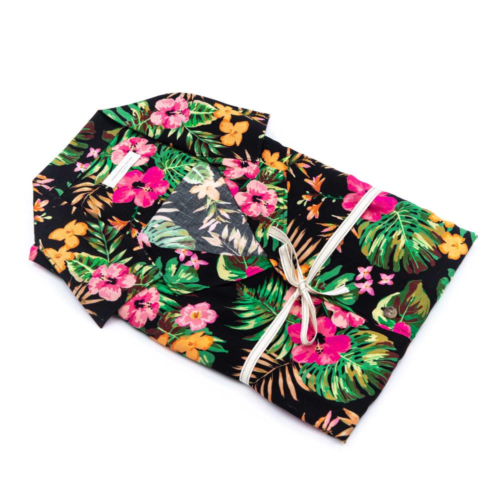 Alessandro Lamura Camicia Floreale Fantasia Collo Hawaii