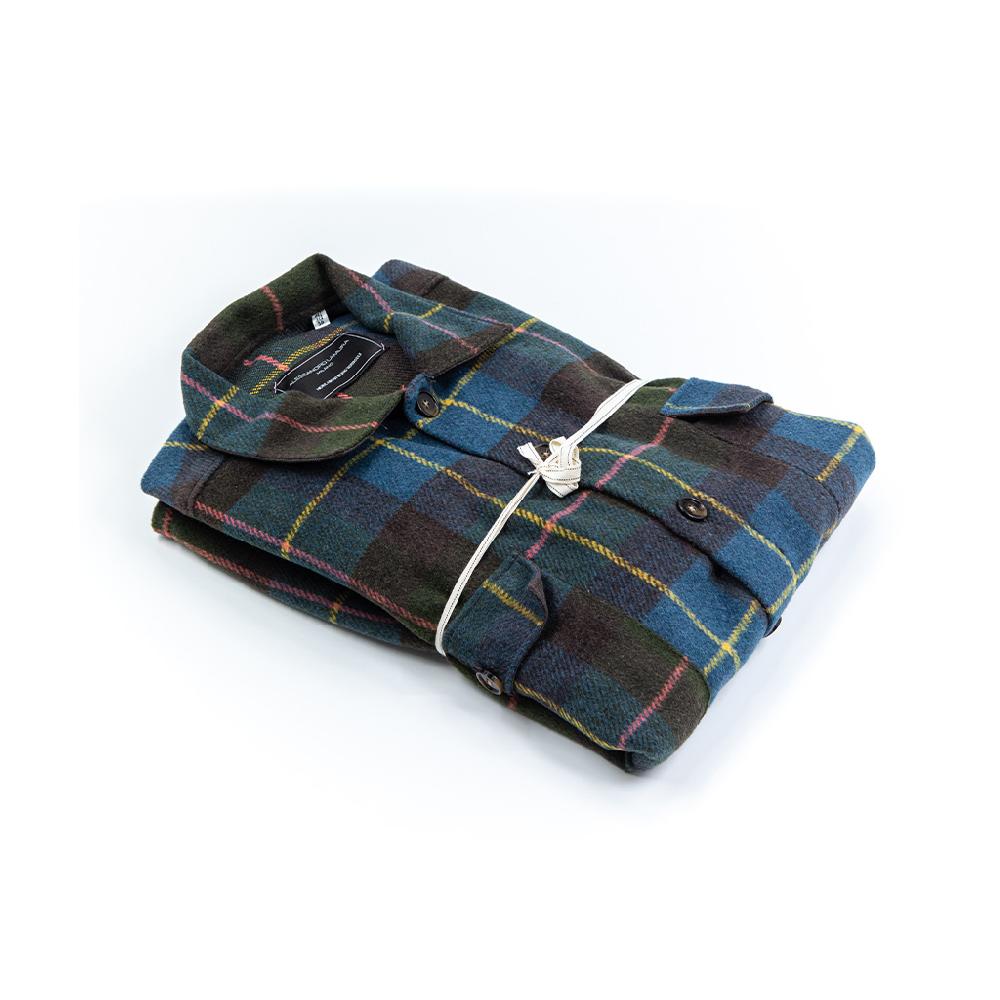 Alessandro Lamura Camicia Overshirt A Quadri – Collo Italiano