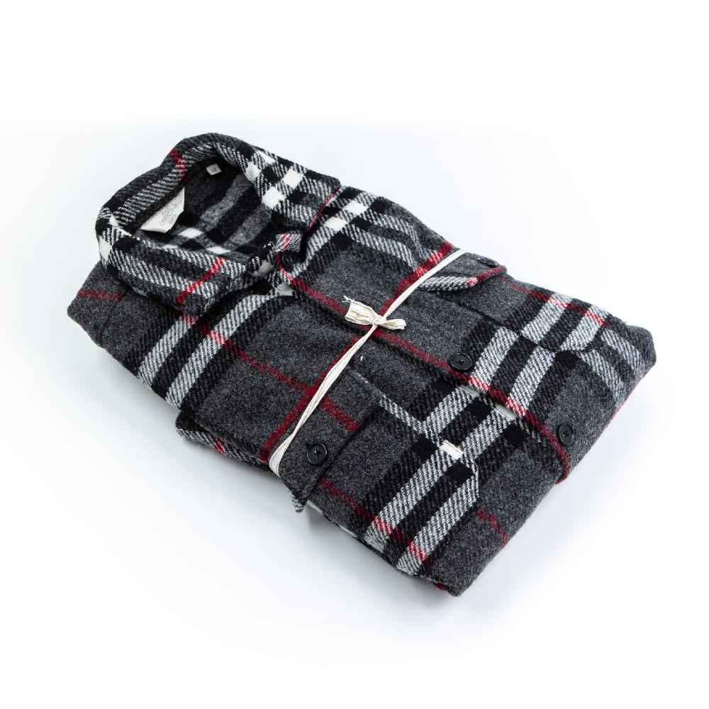 Alessandro Lamura Camicia Overshirt A Quadri – Collo Italiano