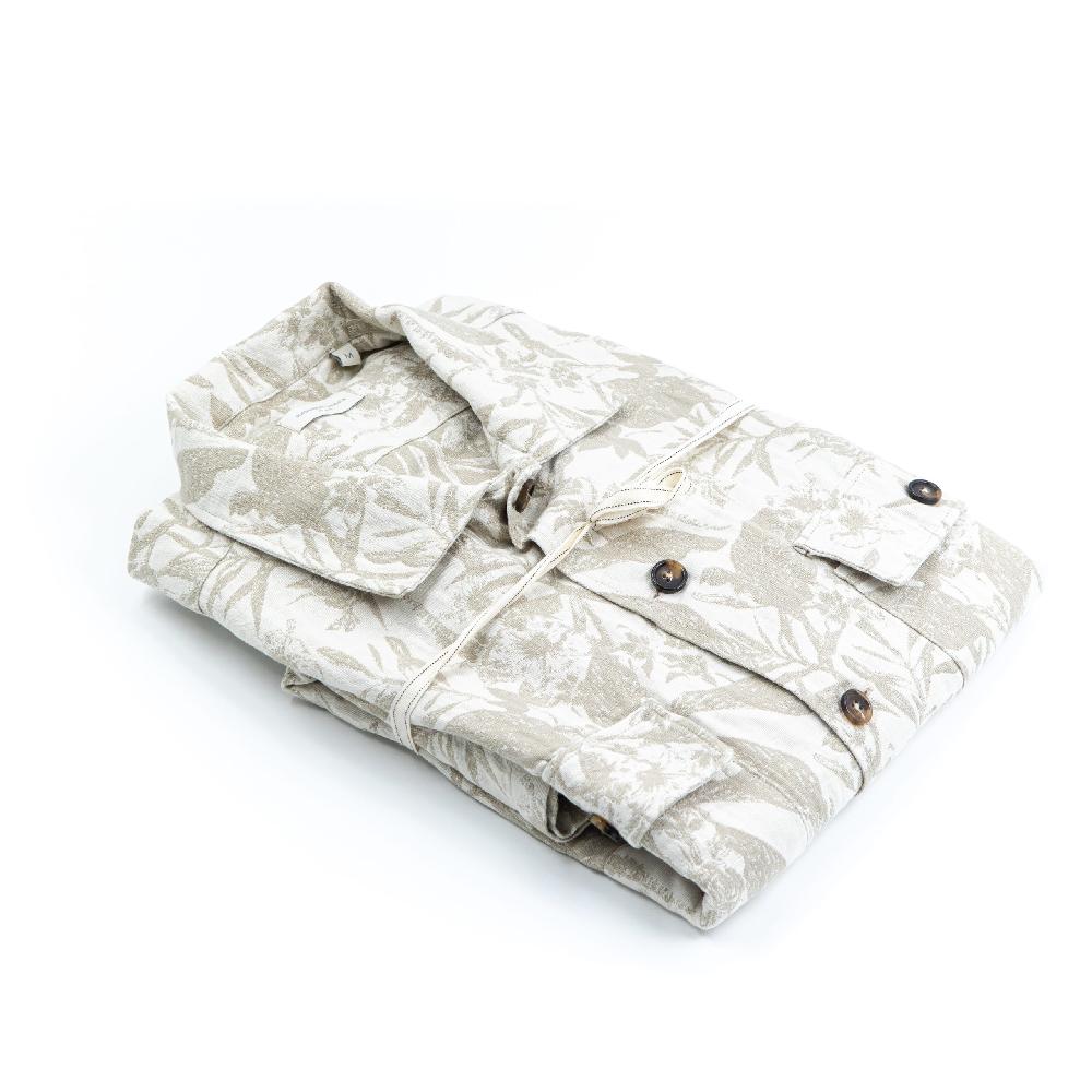 Alessandro Lamura Camicia Overshirt Jaquard – Collo Francese