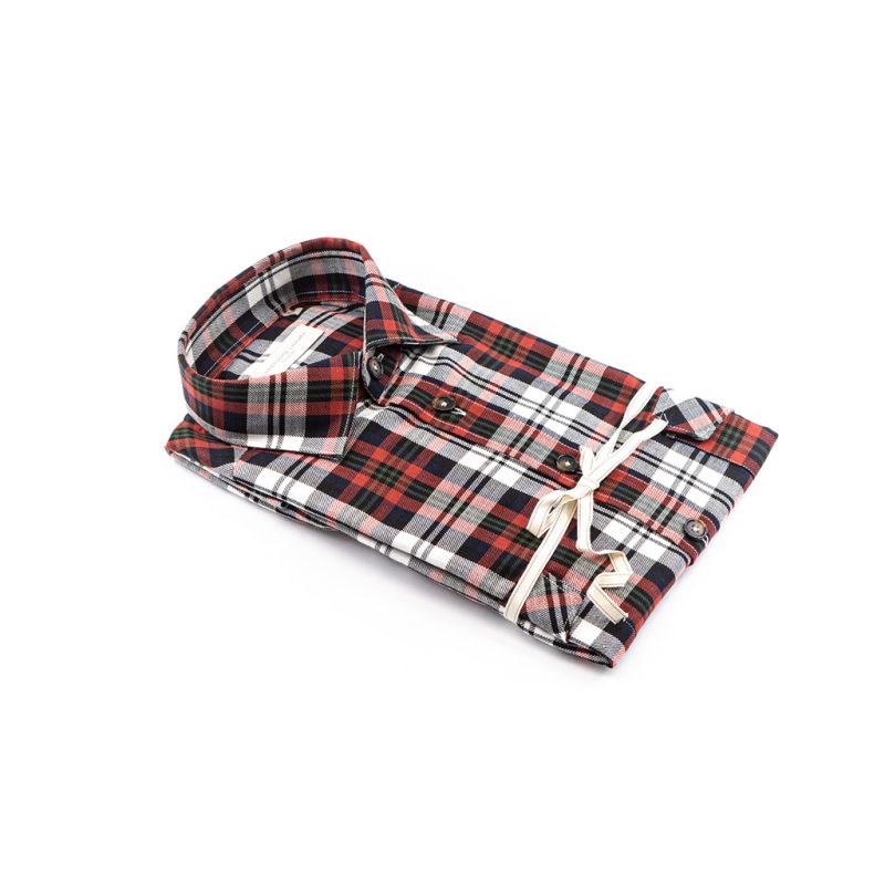 Alessandro Lamura Camicia Overshirt Quadri – Collo Italiano Alessandro Lamura Camicia Overshirt Quadri – Collo Italiano