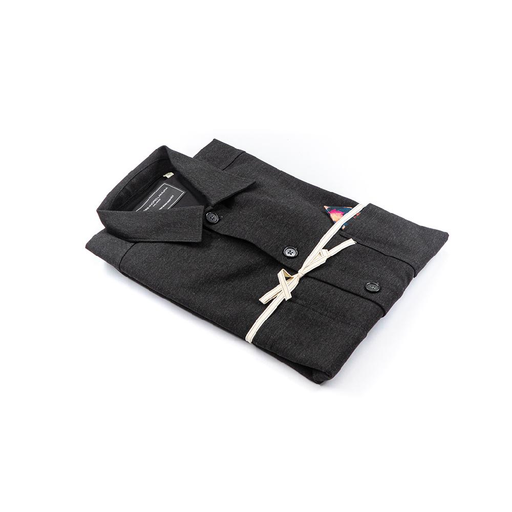 Alessandro Lamura Camicia Overshirt Strech – Collo Italiano