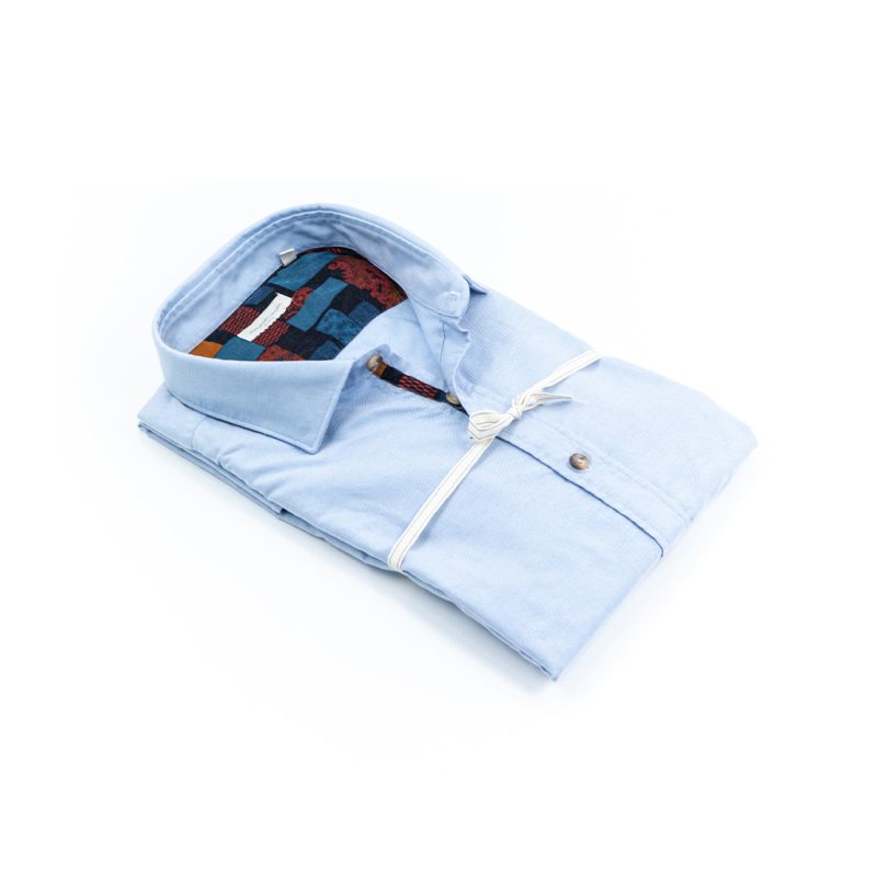 Alessandro Lamura Camicia Oxford con Contrasti – Collo Italiano Alessandro Lamura Camicia Oxford con Contrasti – Collo Italiano