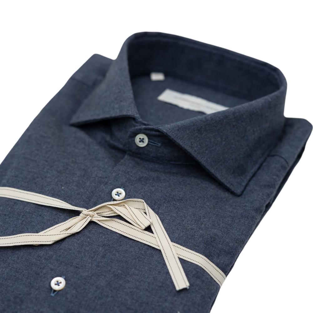 Alessandro Lamura Camicia Tinta Unita Grigio Antracite