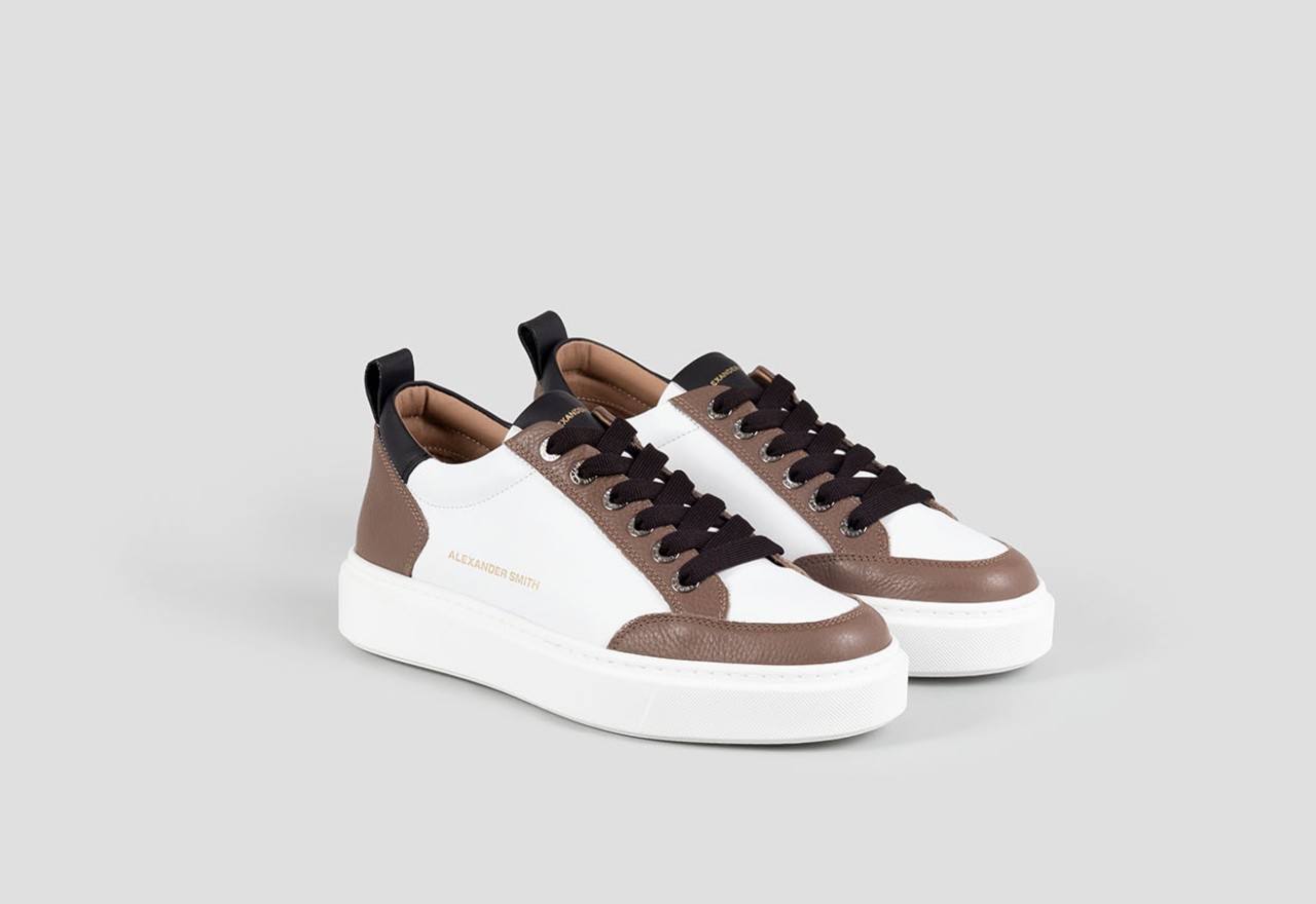 Alexander Smith BOND MAN DARK COGNAC WHITE