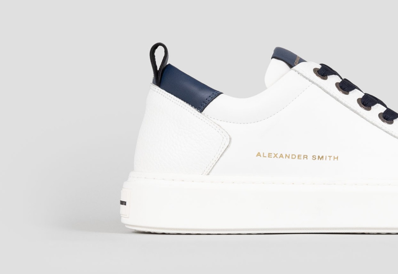 Alexander Smith BOND MAN WHITE BLUE