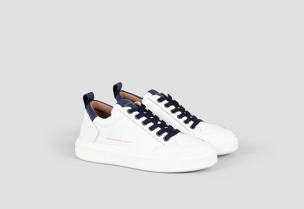 Alexander Smith BOND MAN WHITE BLUE