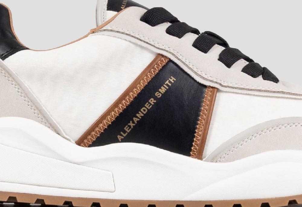 Alexander Smith ECO-DOVER MAN WHITE BLACK