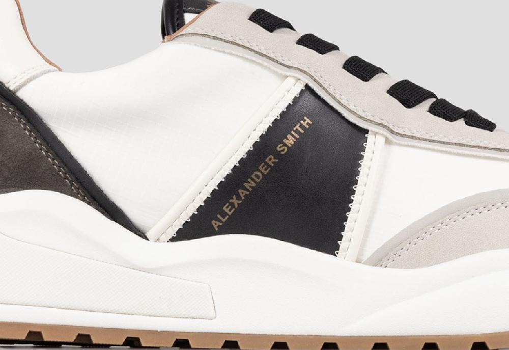 Alexander Smith ECO-DOVER MAN WHITE BLACK