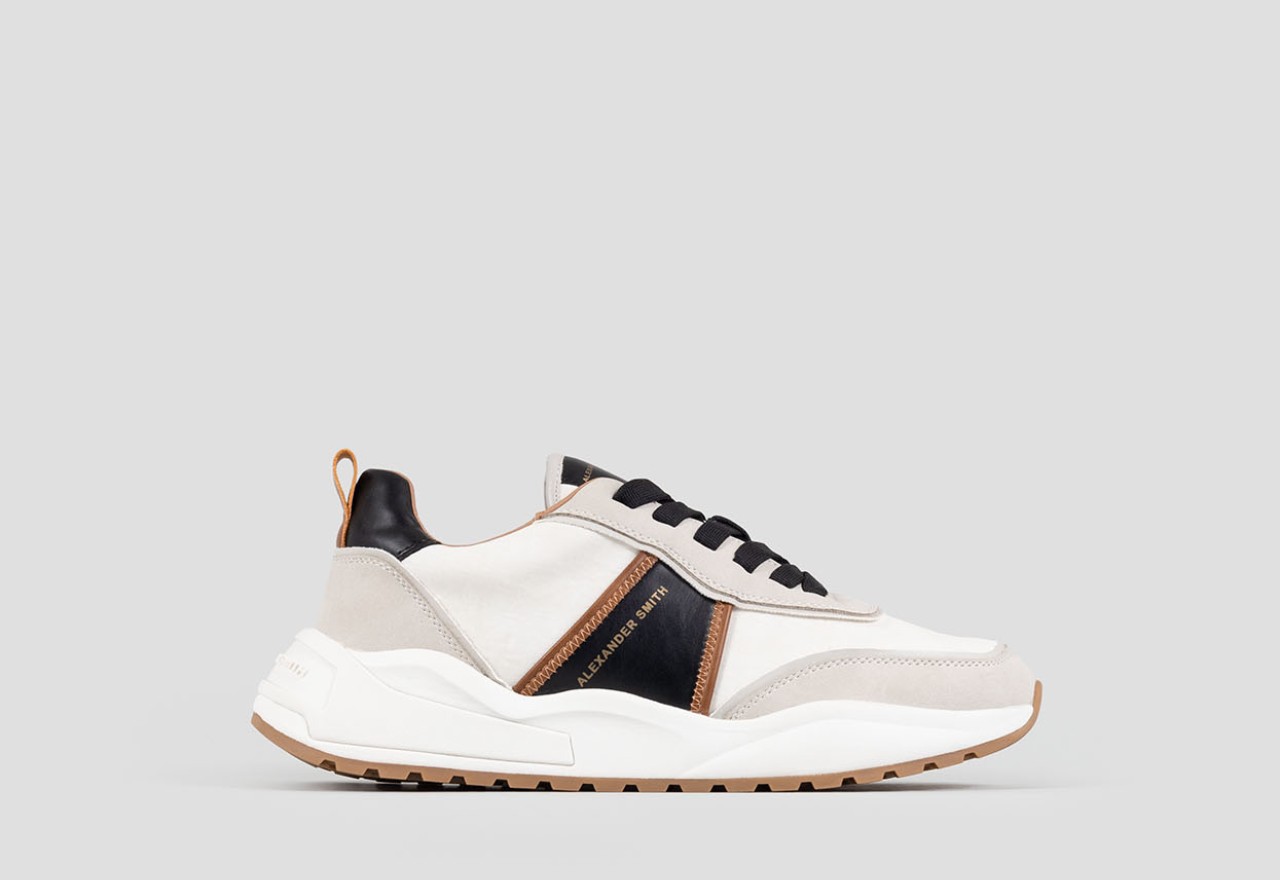 Alexander Smith ECO-DOVER MAN WHITE BLACK