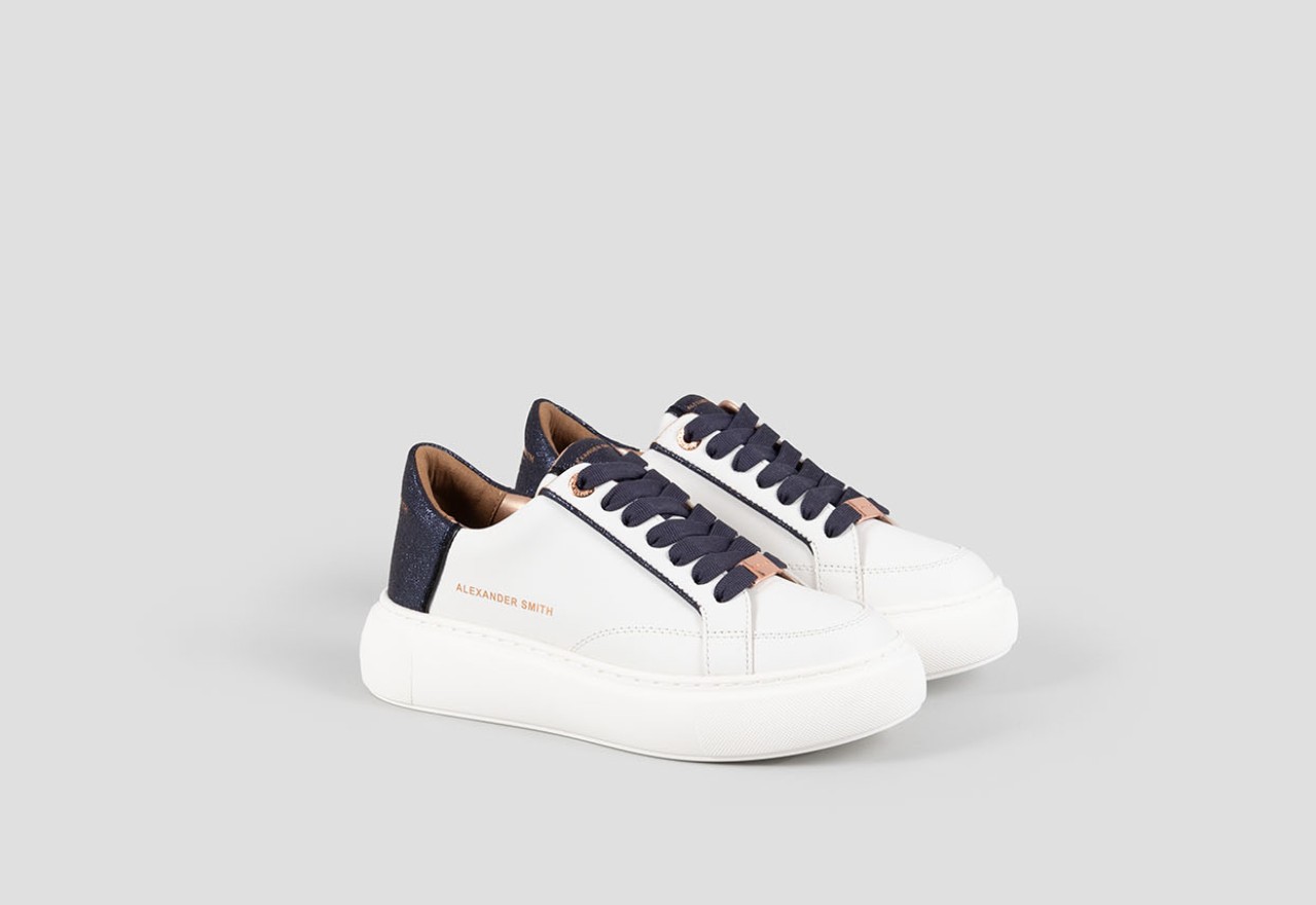 Alexander Smith ECO-GREENWICH WHITE BLUE