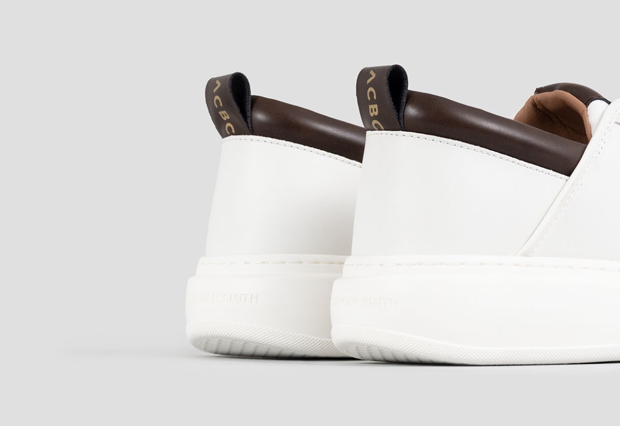 Alexander Smith ECO-WEMBLEY MAN WHITE DARK COGNAC