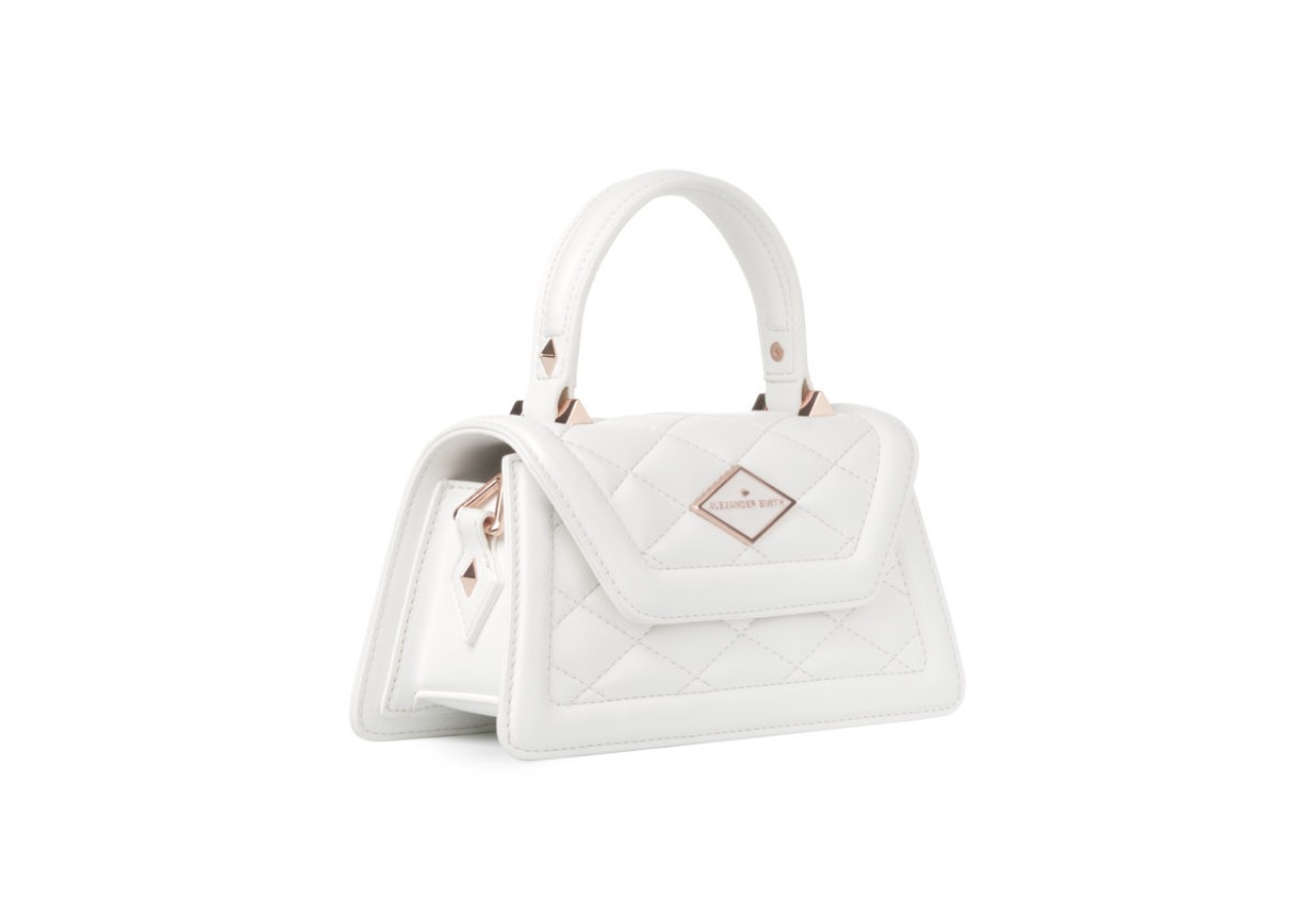 Alexander Smith ELIZABETH MINI - WHITE - MATELASSÉ