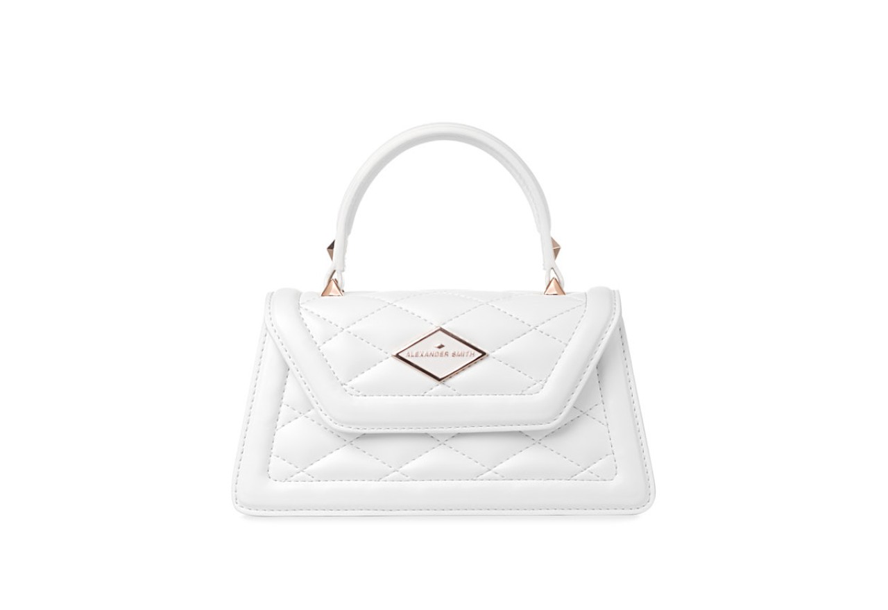 Alexander Smith ELIZABETH MINI - WHITE - MATELASSÉ