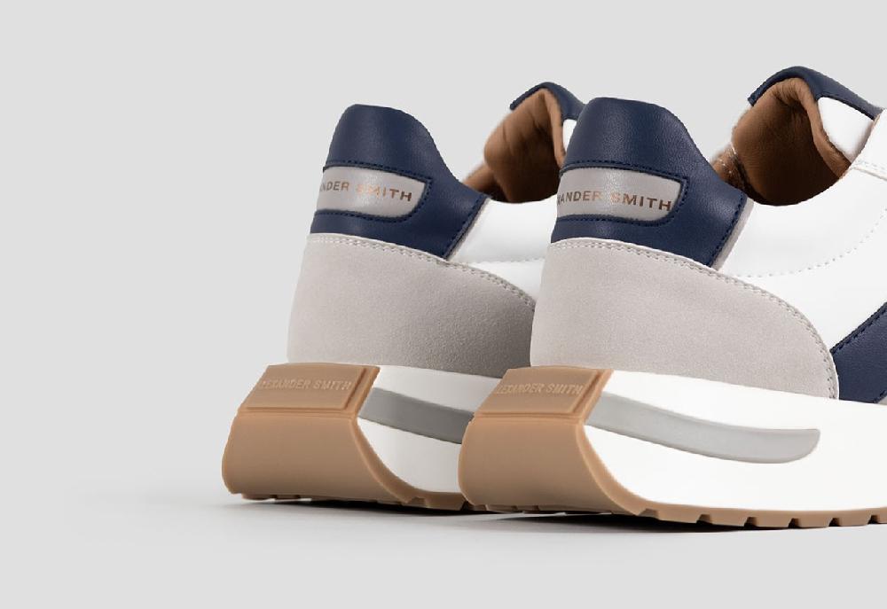 Alexander Smith HYDE MAN WHITE BLUE GREY