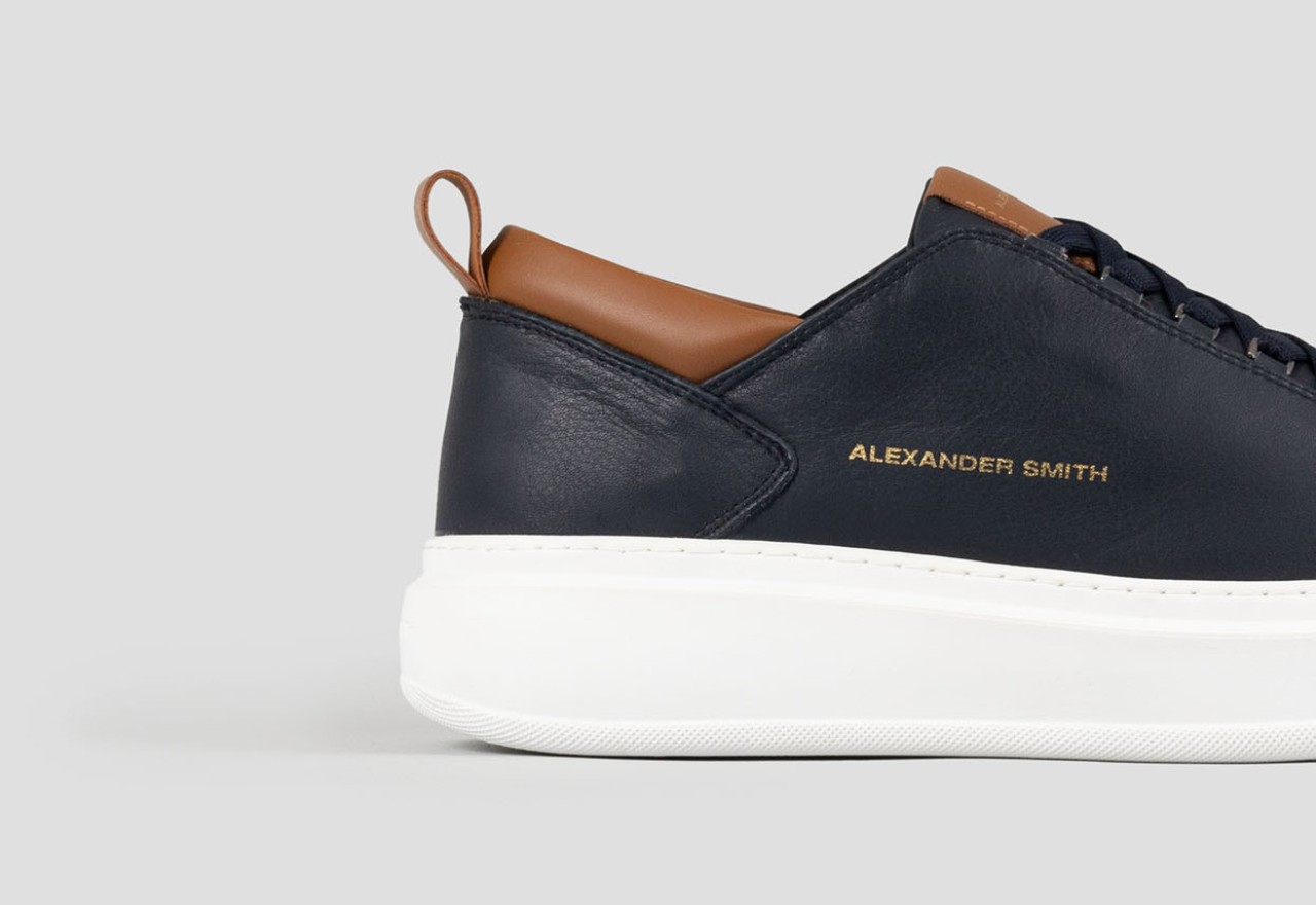 Alexander Smith WEMBLEY MAN BLUE DARK COGNAC