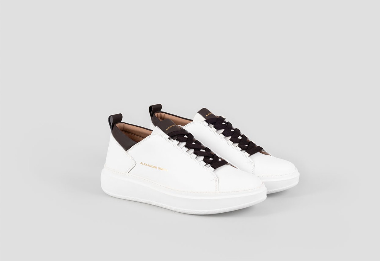 Alexander Smith WEMBLEY MAN WHITE DARK BROWN