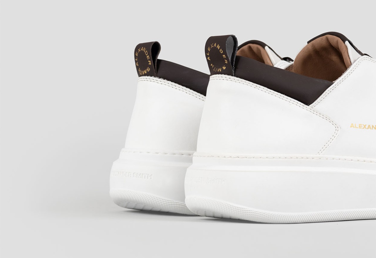 Alexander Smith WEMBLEY MAN WHITE DARK BROWN