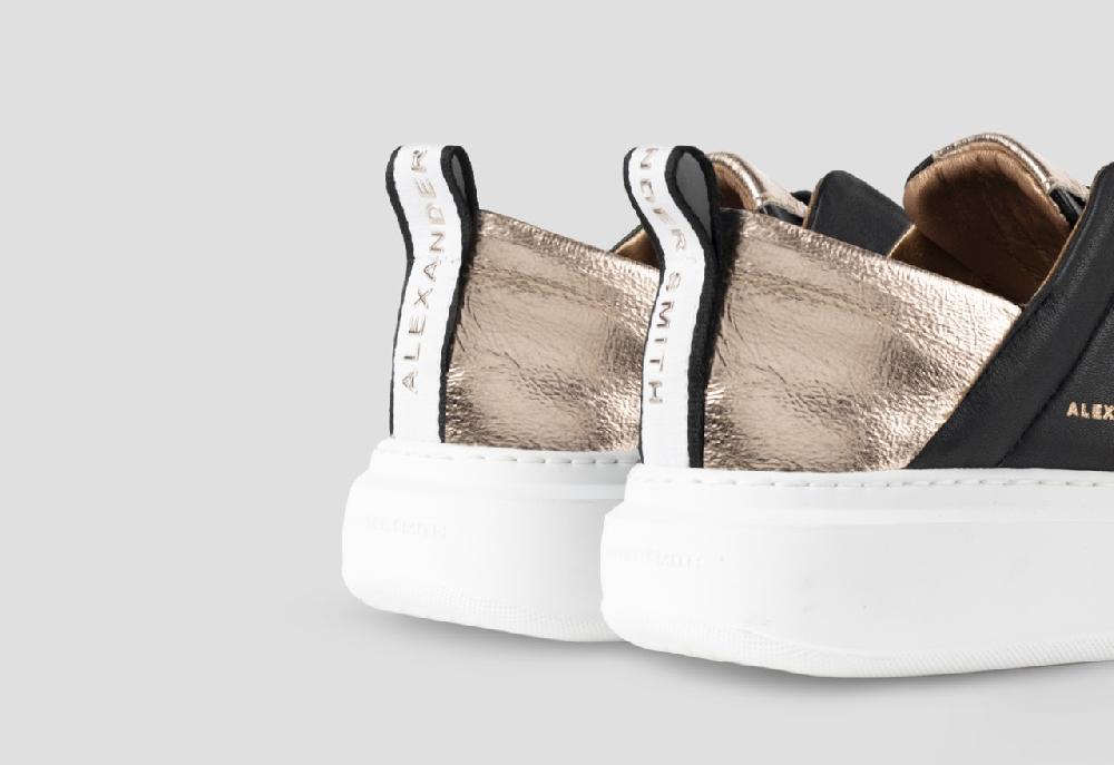 Alexander Smith WEMBLEY SLIP-ON WOMAN BLACK COPPER