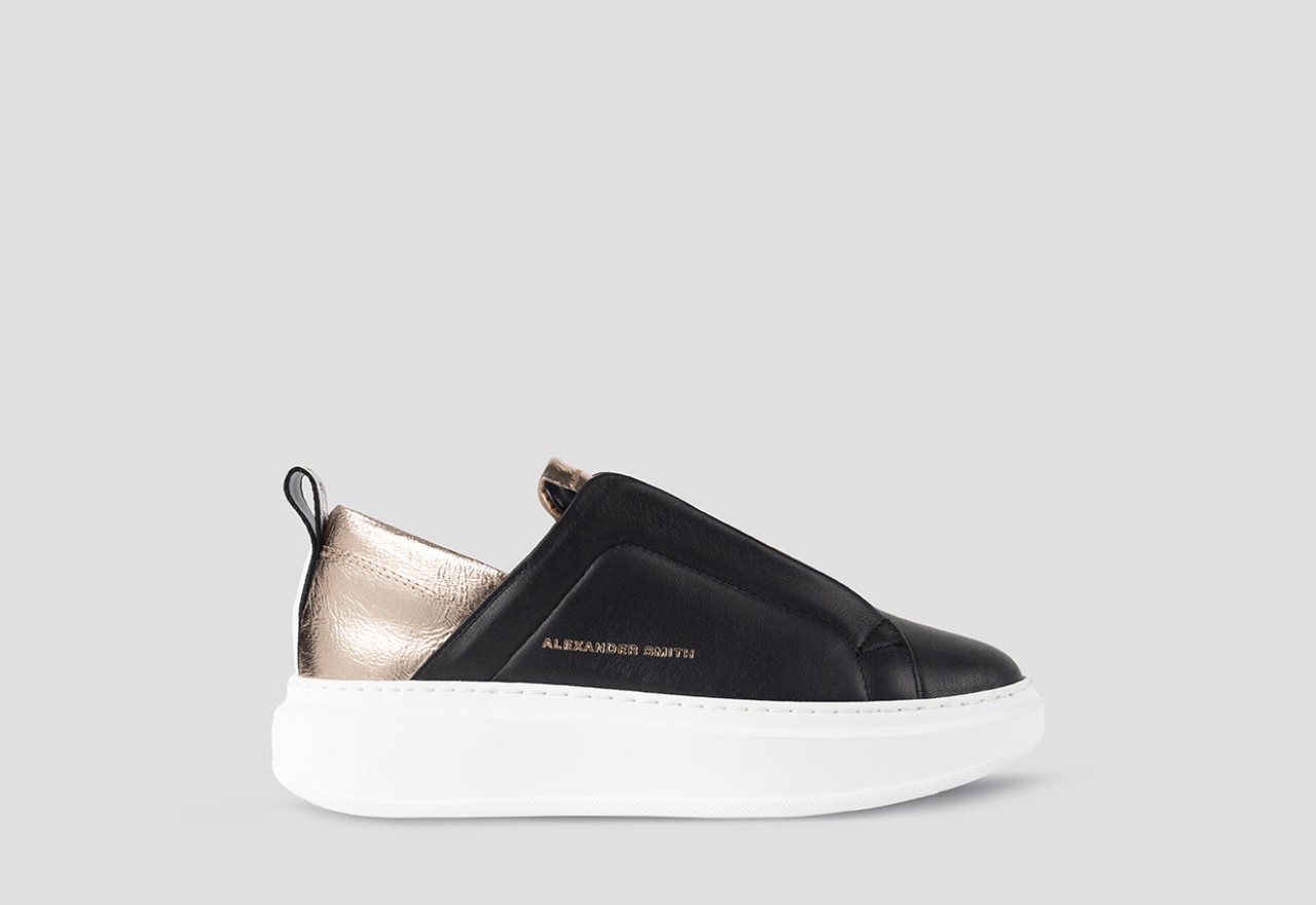 Alexander Smith WEMBLEY SLIP-ON WOMAN BLACK COPPER
