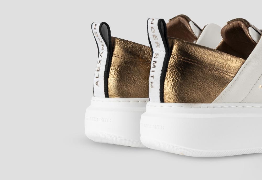 Alexander Smith WEMBLEY SLIP-ON WOMAN WHITE BRONZE