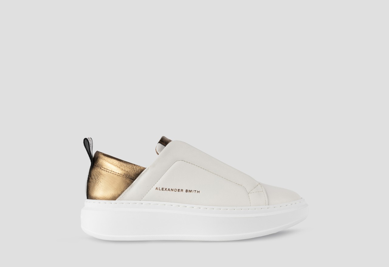 Alexander Smith WEMBLEY SLIP-ON WOMAN WHITE BRONZE