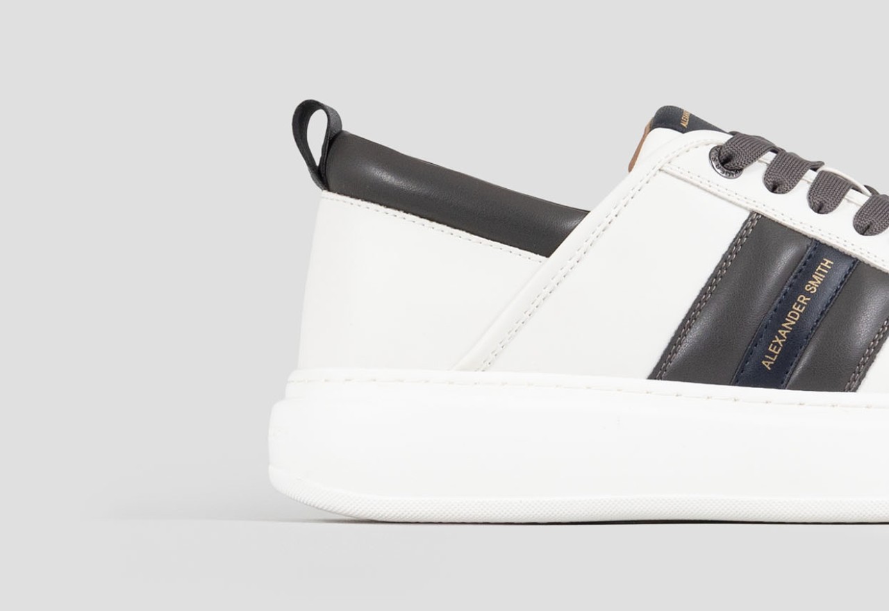 Alexander Smith ECO-WEMBLEY MAN WHITE DARK SMOKE BLUE