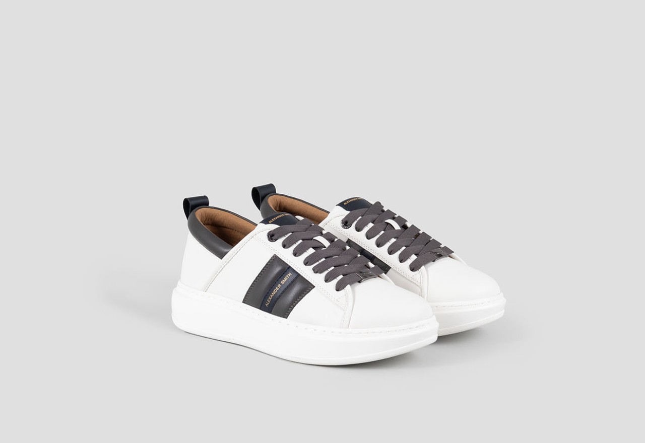 Alexander Smith ECO-WEMBLEY MAN WHITE DARK SMOKE BLUE